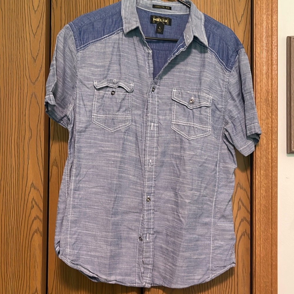 Helix button up